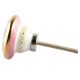 Pink Wheel Flower Ceramic Wardrobe Knob Online